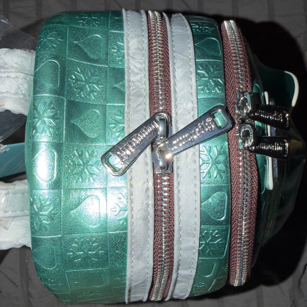 Loungefly Mint Truffle Backpack With Snowflakes - image 5